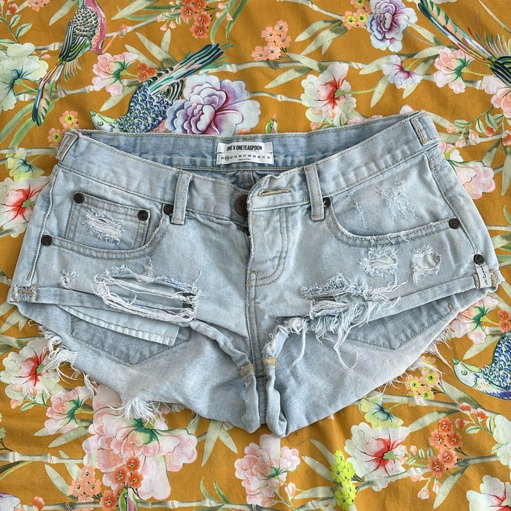 One X Teaspoon jean shorts